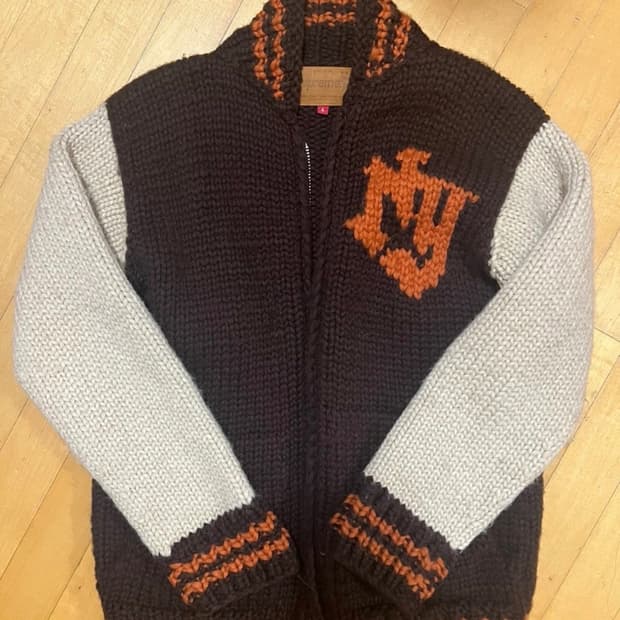 슈프림 09년 캐나다 핸드니트 자켓 L사이즈