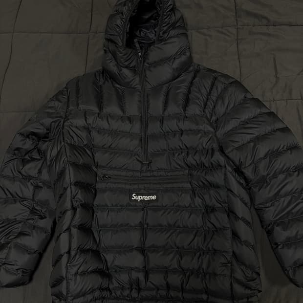 슈프림 마이크로 다운 m 블랙