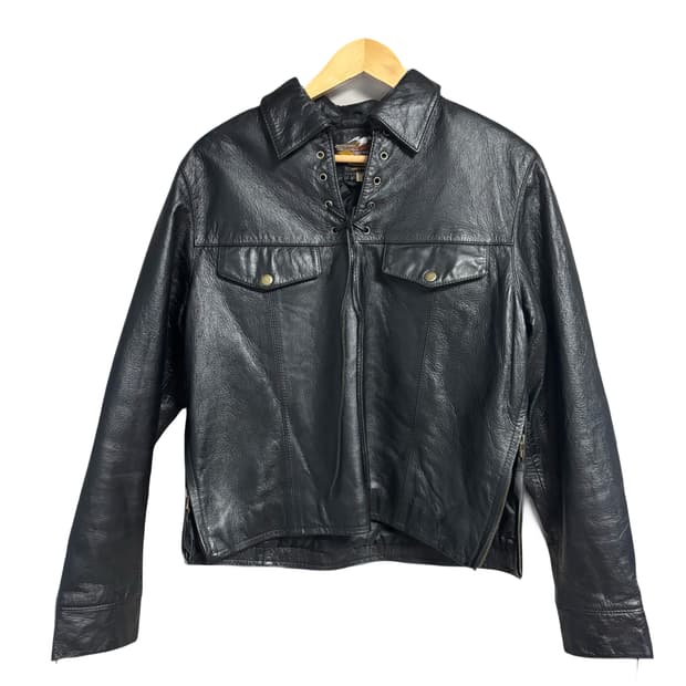 할리데이비슨 레이스업 자켓