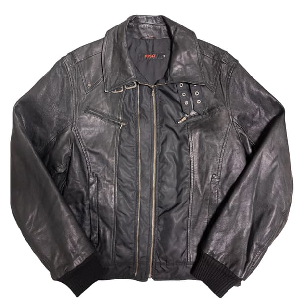 (48) 베르사체 스포츠 레더 자켓