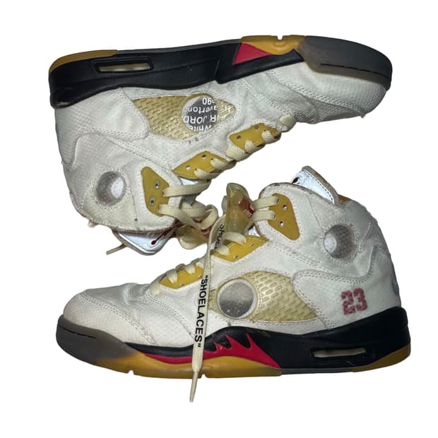 Off-White x Air Jordan 5 “Sail”
