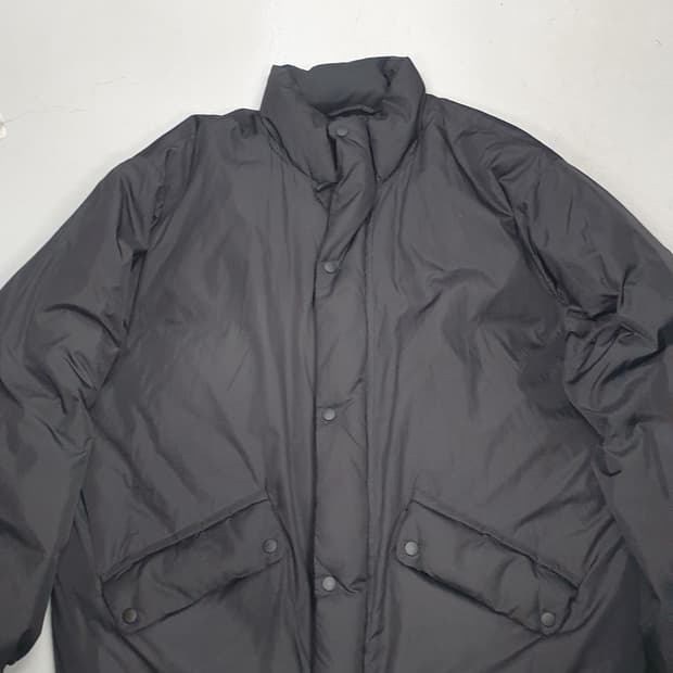 커스텀어클락 블랙 푸퍼 패딩 점퍼 L