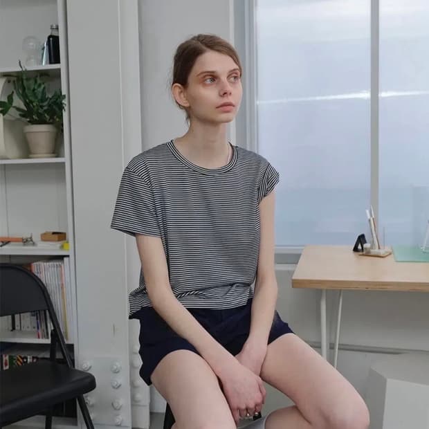 엔조블루스 베이비 스트라이프 티셔츠