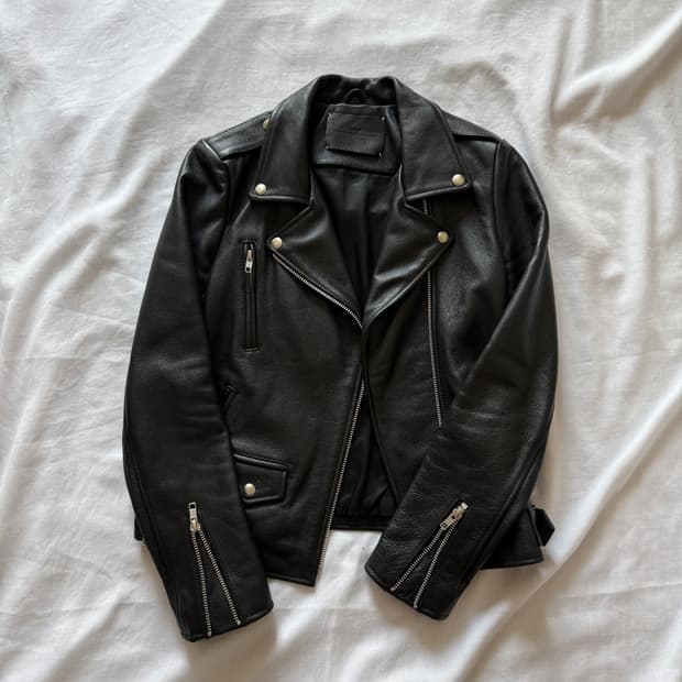 비바스튜디오 소가죽 레더자켓