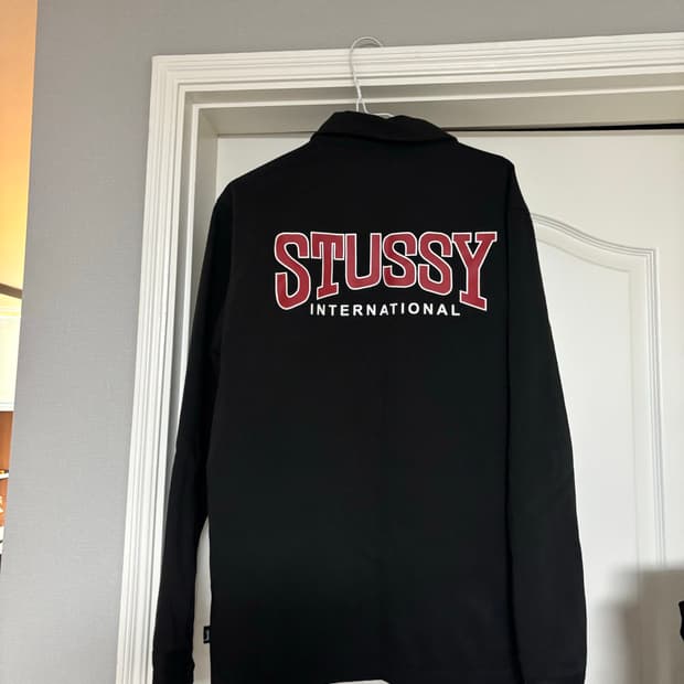 [L] 스투시 인터네셔널 백로고 자켓 