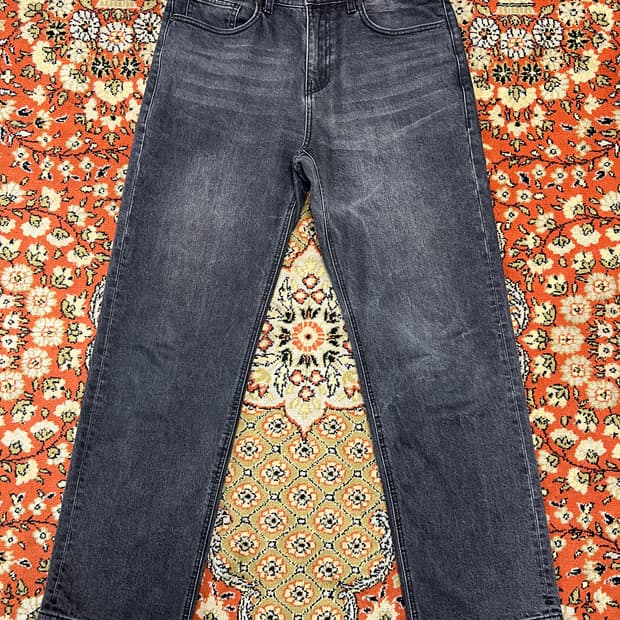 [31] 무신사스탠다드 프리미엄 흑청 데님팬츠