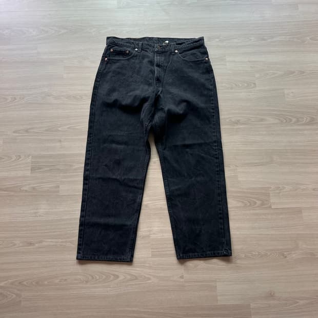 [38X30] 90s 빈티지 리바이스 565 블랙 made in usa