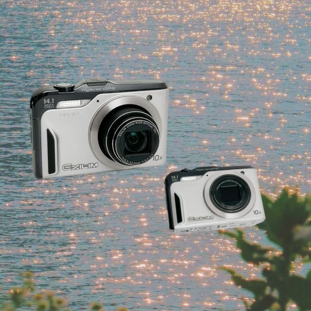 메이크업모드!) 카시오 엑슬림 h20 exilim 빈티지 디카