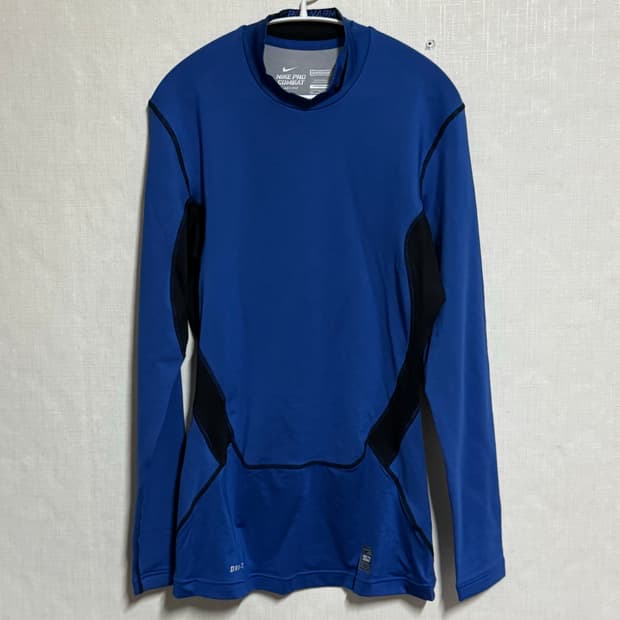 나이키 프로 컴뱃 기능성 긴팔티 2XL 블루