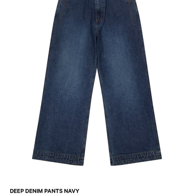 DEEP DENIM PANTS NAVY DEEP DENIM PANTS N