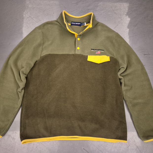 폴로스포츠 플리스 풀오버