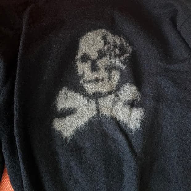 토니웩 알파카 해골 니트 s