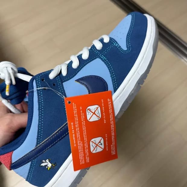 나이키 x 와이 쏘 새드? SB 덩크 로우 프로 코스탈 블루