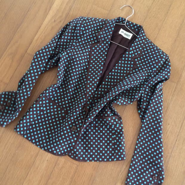 Mint Dots Jaket 헤이세이 민트 초코 도트 라떼갸루 자켓 