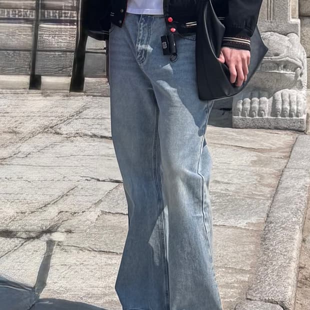 Decet bellbottom denim pants