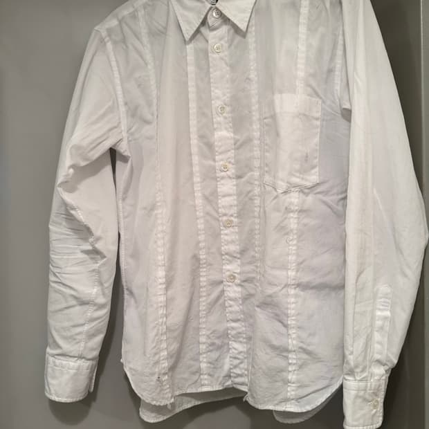 꼼데가르송 옴므 듀스 디테일 셔츠 XS