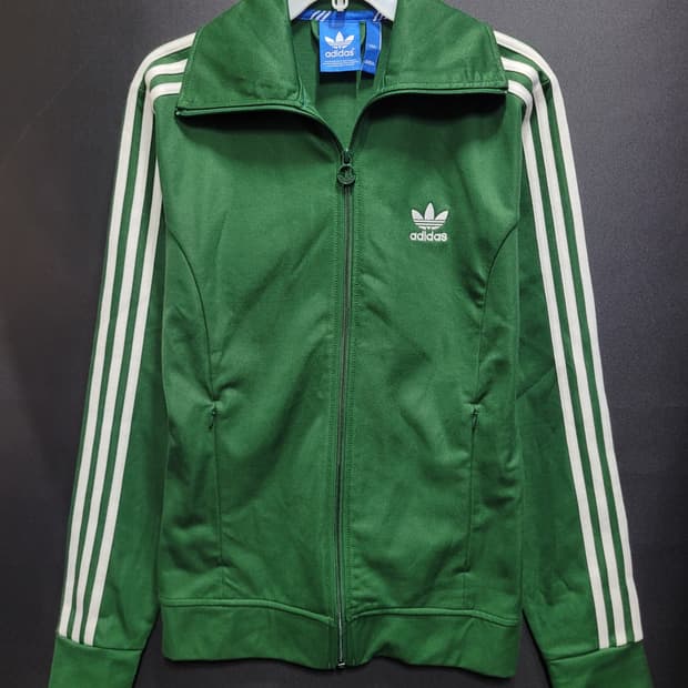 아디다스 불꽃 파이어버드 초흰 그린 유로파 트랙탑 져지