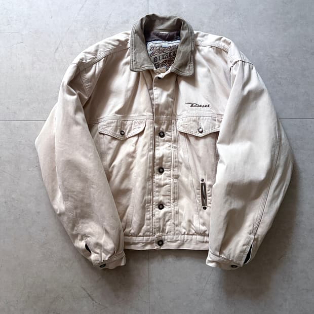 1990's DIESEL italy 울 블랭킷 트러커