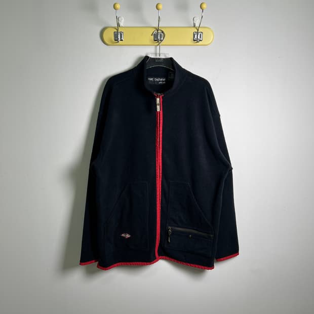 Pelle Pelle 펠레펠레 블랙 플리스 자켓 L