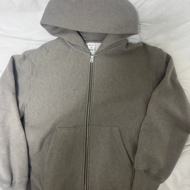 카키스 후드집업 세이지