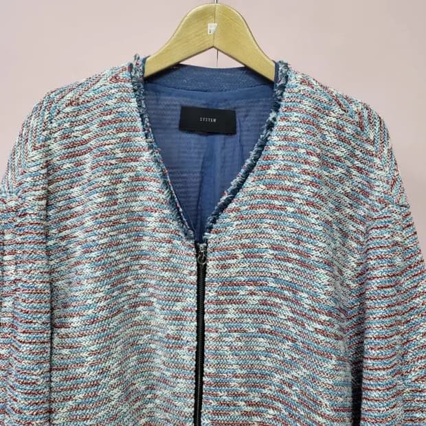 시스템 트위드 재킷 55