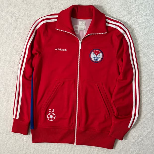 아디다스 쿠바 레드 트랙탑 져지