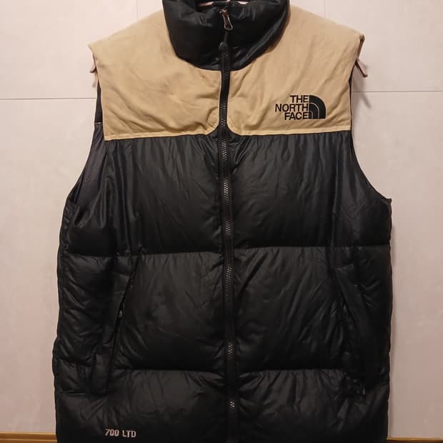 노스페이스 700 정품 여성 패딩 조끼 S 90 사이즈