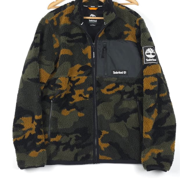 [L] 팀버랜드 카모 플리스
