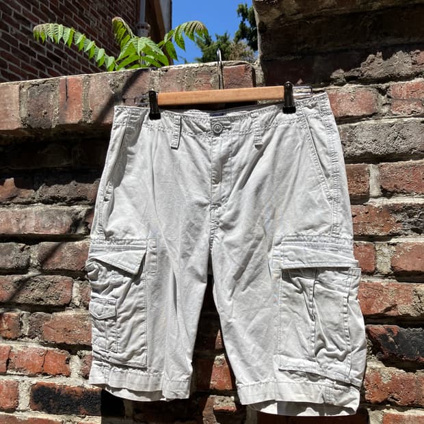 Gap 화이트 카고 팬츠 32