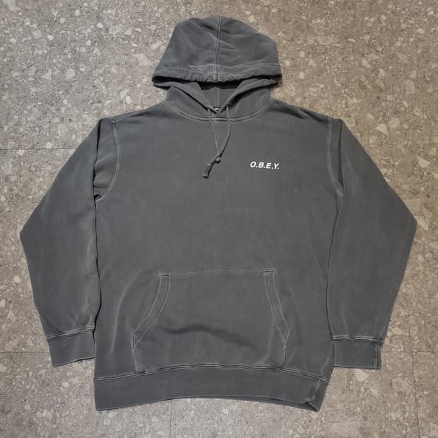 💥오베이 피그먼트다잉 후드 (M)
