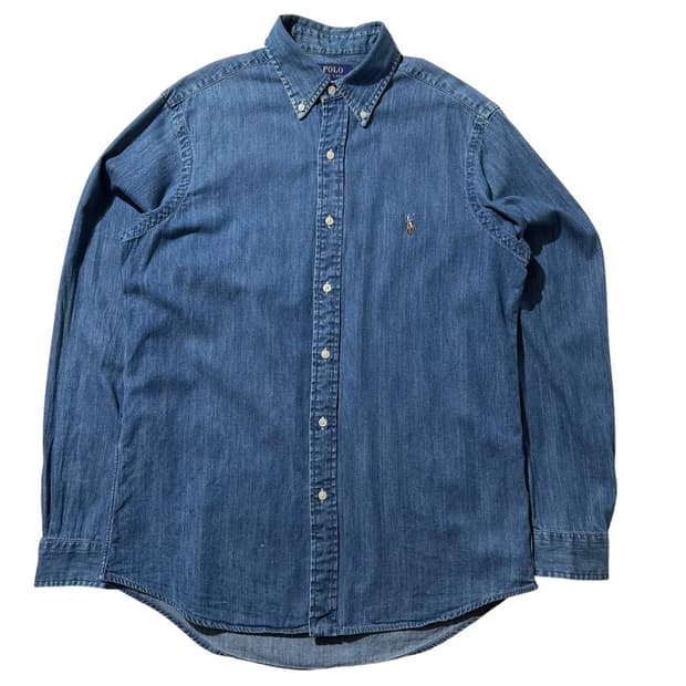 폴로 랄프로렌 샴브레이 데님 셔츠 (신형QR)