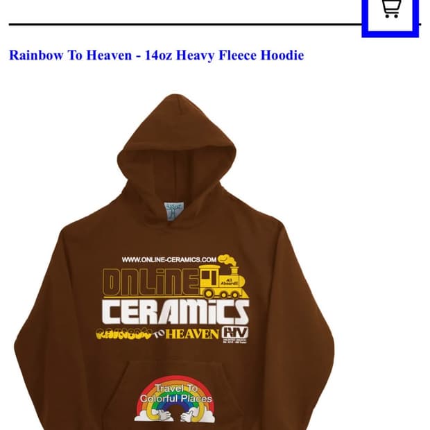 [L] Online ceramics 레인보우 투 헤븐 후디