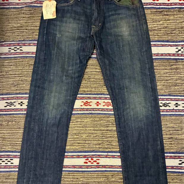 (32~34)데님앤서플라이 랄프로렌 카모포켓 워싱 데님 청바지 rrl