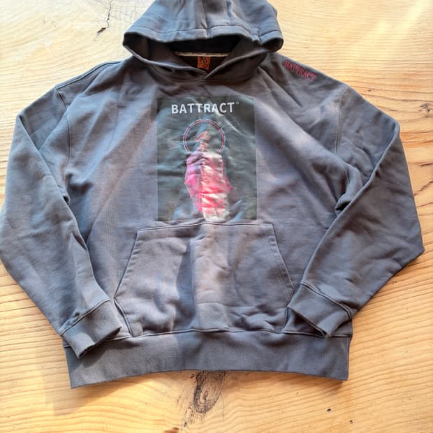 배트랙트 차콜 후드티