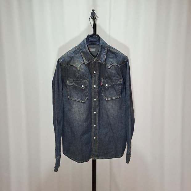 (택포) 리바이스 웨스턴 데님 셔츠 B86
