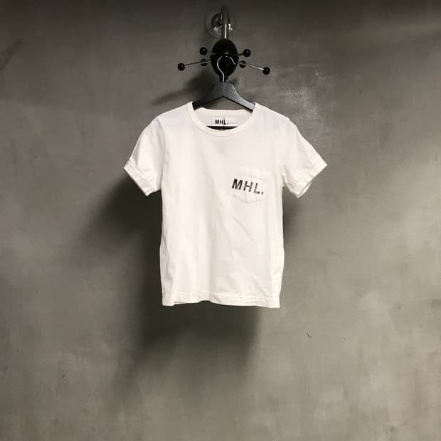 MHL 마가렛호웰 화이트 반팔 티셔츠 3(W)