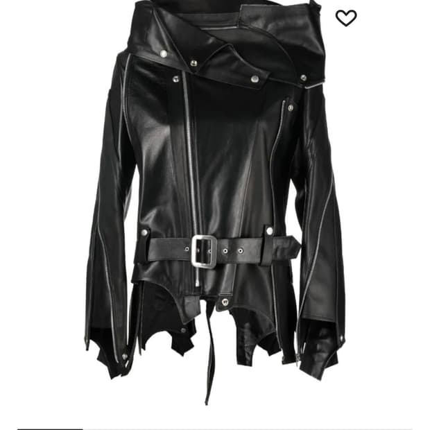 junya watanabe belted leather jacket