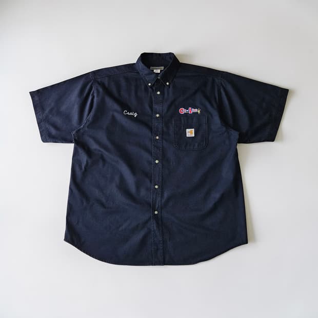 칼하트 면 오버핏 긴팔셔츠 XL