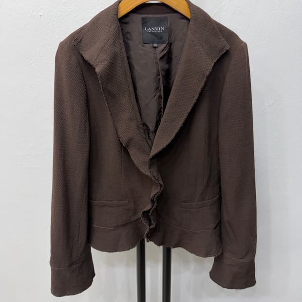 정품) LANVIN 랑방 브라운 자켓 40사이즈 