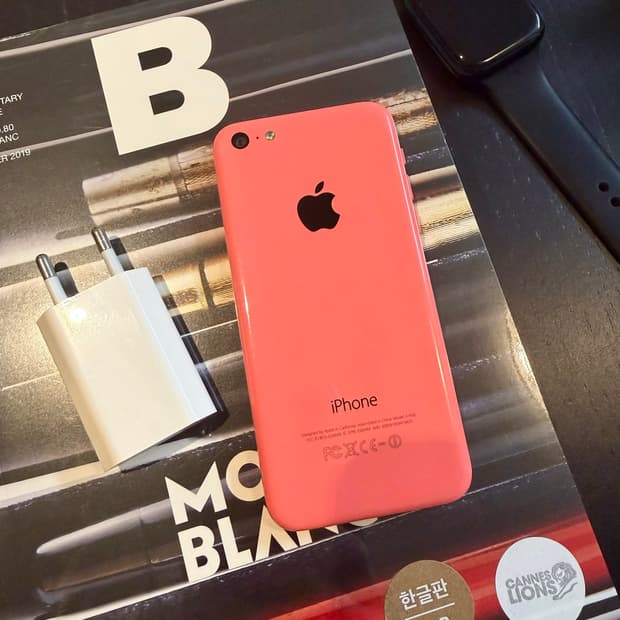 아이폰 5C 핑크 16G 