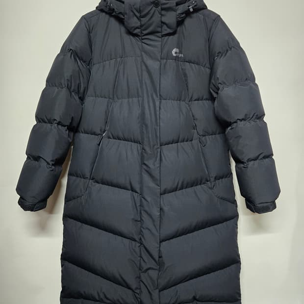 네파 블랙 구스 롱패딩 여 100
