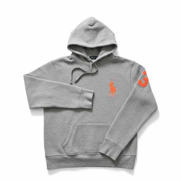 폴로 POLO 빅포니 후드 L 라지 그레이