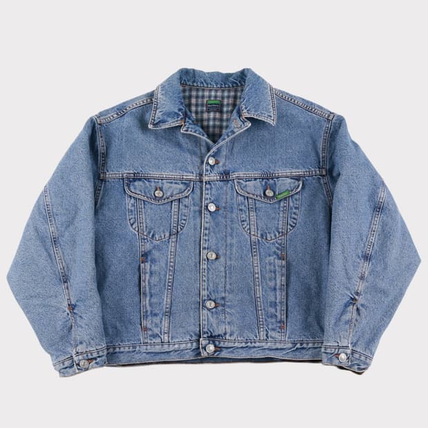 [M] 90's 베네통 트러커 데님자켓