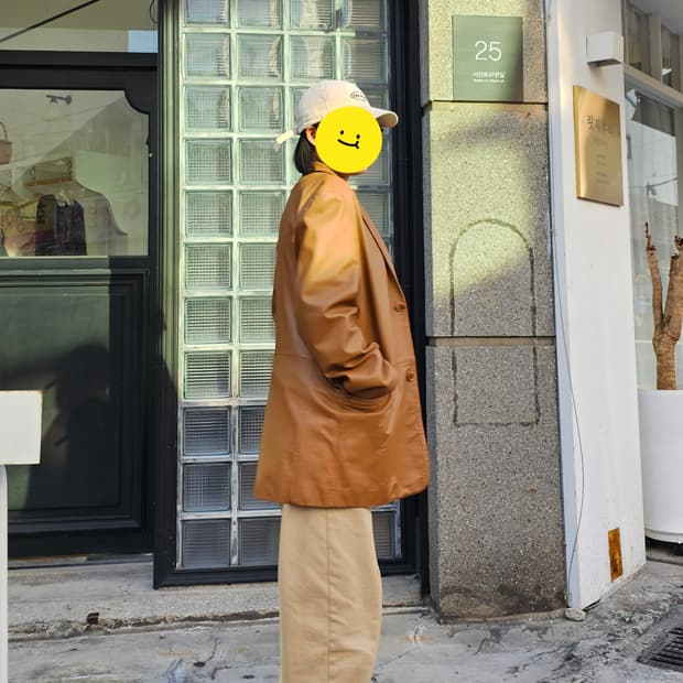 Sordopa 카멜 램스킨 자켓