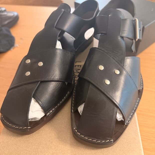 르메르(LEMAIRE) 스터드 피셔맨 샌들 - 43사이즈