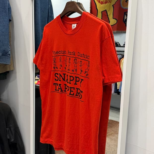 90s Fruit of the loom TAPPERS 티셔츠 (USA)
