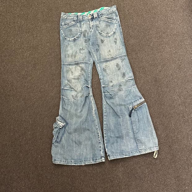 28)55DSL 빈티지 여성 플레어진