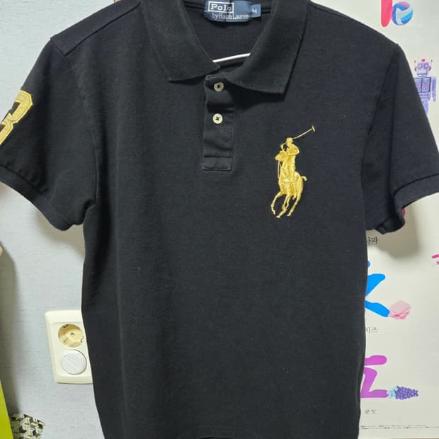 폴로 랄프로렌 남성 카라티 블랙 M택포