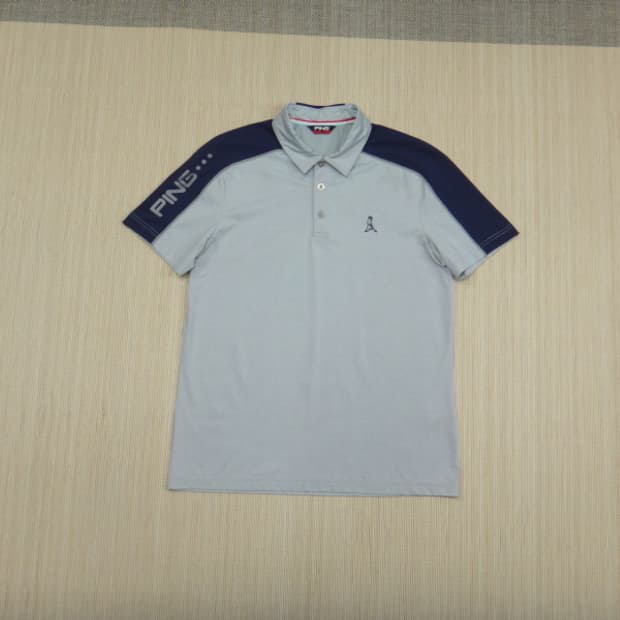 (100) 핑 골프 남성 카라 반팔 티셔츠