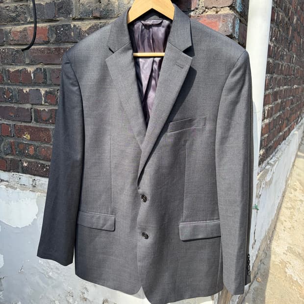 Ralph Lauren 그레이 테일러 블레이저 